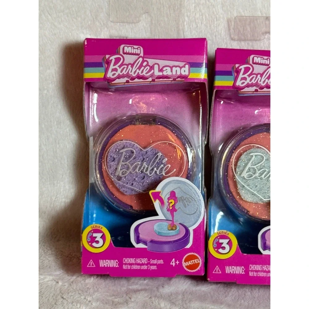 Barbie BarbieLand Mini Doll Blind Box Compact Series 3 Lot of 3. New - Mattel